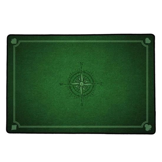 Tapis de Jeux - IMMERSION - Cartes Vert - Confort de jeu incomparable - Glisse exceptionnelle - Antidérapant
