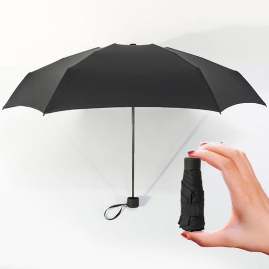 Parapluie compact pliable-mini télescopique 3 fois sac à main mariage parapluie de poche 