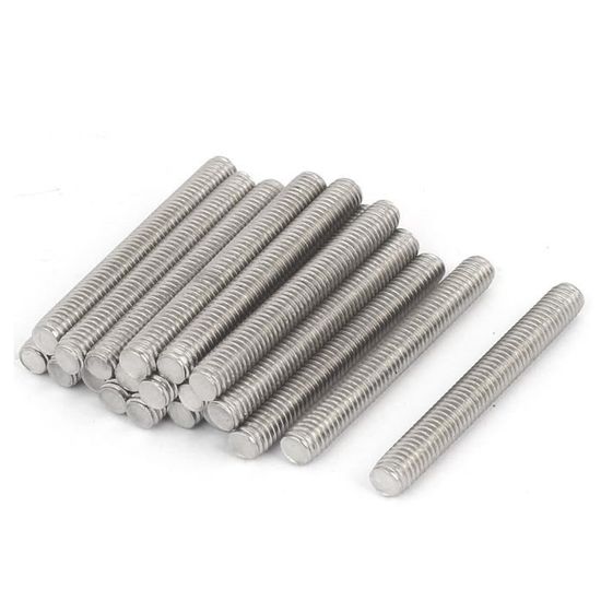 20 Tiges Filetées M4 X 40 Mm En Acier Inoxydable 304 - Entièrement Filetées - Pour Bricolage, Réparations, Meubles