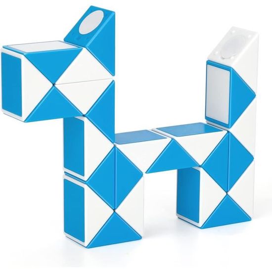 16 Serpents Magiques 24 Blocs - Jouet Puzzle Cube Enfant - Cadeau Anniversaire, Fête - Éducatif Et Créatif - 3
