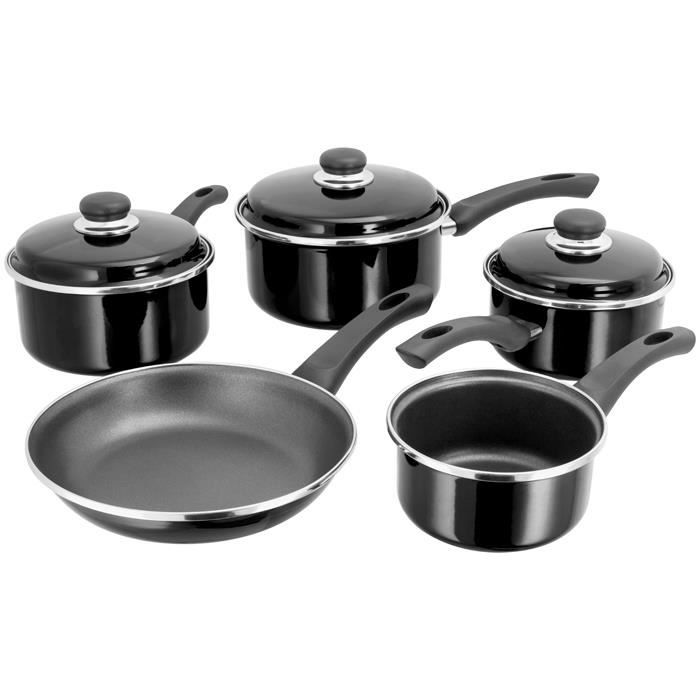 Judge Induction, casserole noire 5 pièces