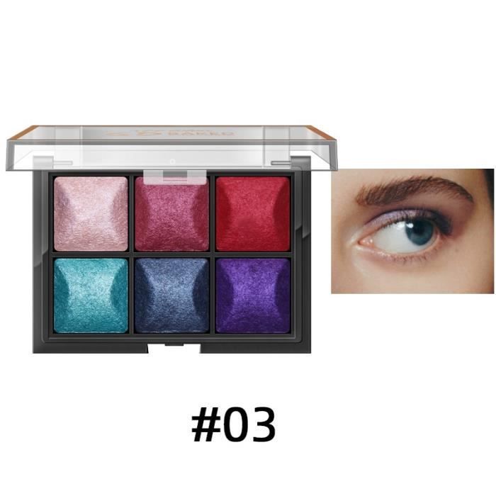 Maquillage couleur 6 couleurs High Pearl Light Baking Powder Eye Shadow ZHL90905524C_2020