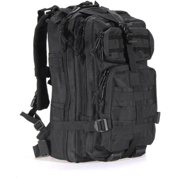 Extérieur Sac A Dos Militaire Sportif Camping Randonnée noir