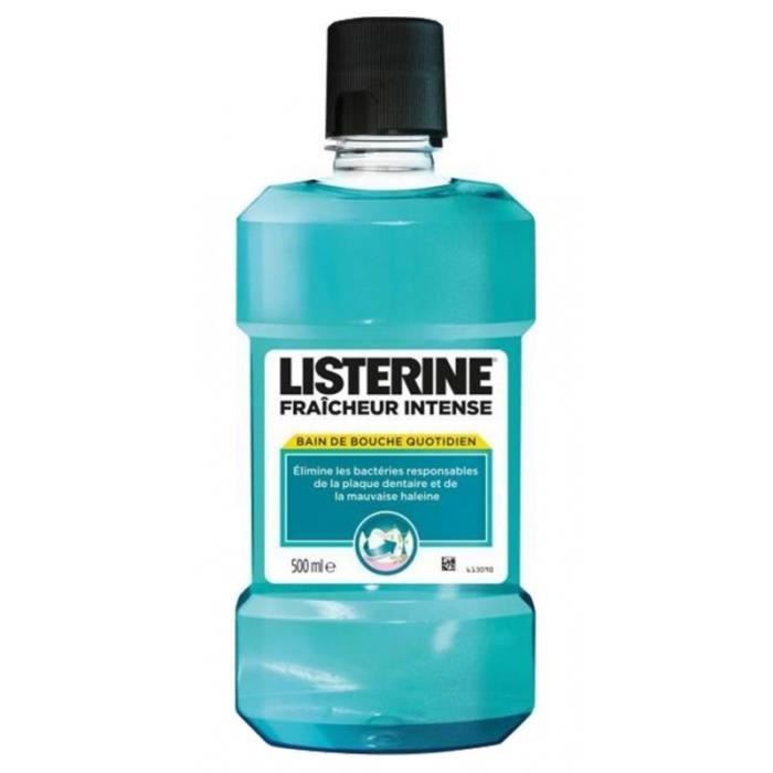 Listerine Bain De Bouche Fraîcheur Intense 500ml (lot de 3)