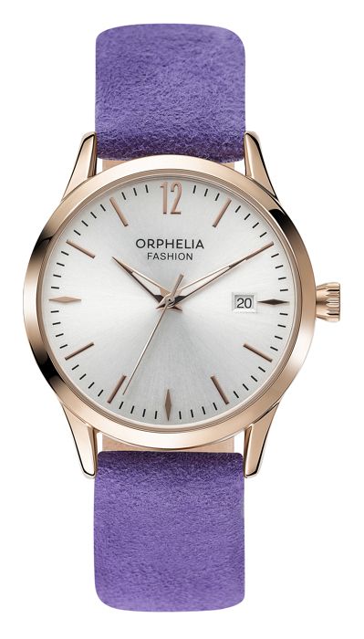 Orphelia Fashion - Montre Femmes - Quartz - Analogique - Bracelet en Cuir - Violet - OF711820