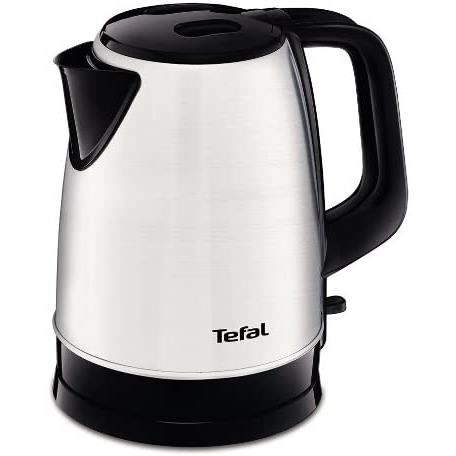 TEFAL Bouilloire Inox 1,7L Bouilloire sans fil 1,7L Résistance cachée Filtre anticalcaire base pivotante 369° KI150D10