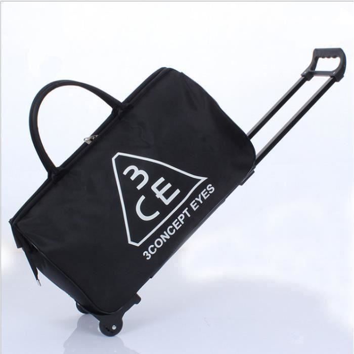 SMRT 1pcs Sac de transport à roulettes pliable -sac pliable à roulette