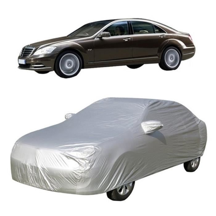 XL 4.9x1.8x1.5m Housse de voiture universelle, intérieur et extérieur, Protection solaire UV, pare-soleil, an