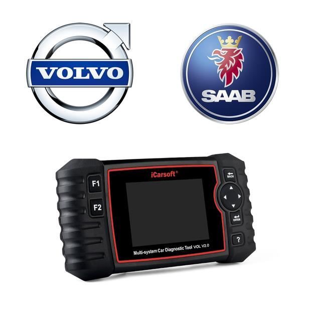 iCarsoft VOL V2.0 - Valise Diagnostic Volvo Saab - Outil Diagnostic Auto Pro - Défauts - FAP Entretiens Injecteurs