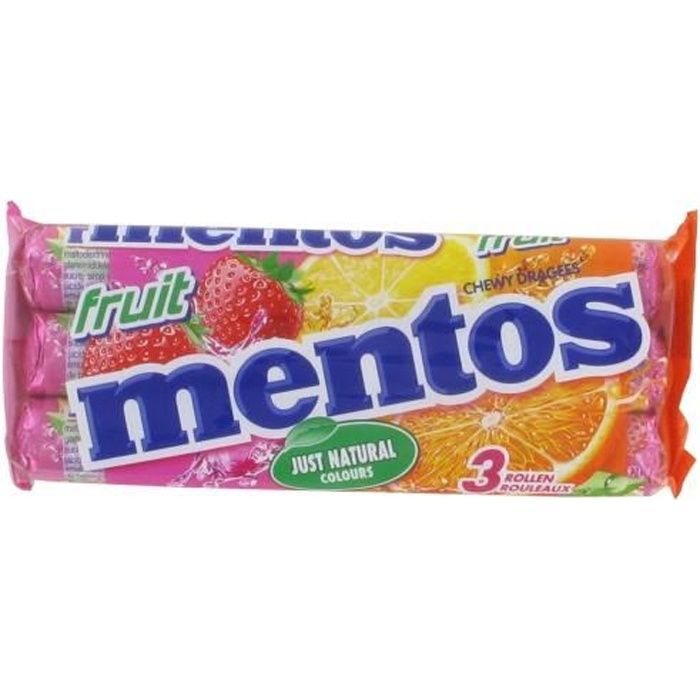 Mentos fruits - 114g
