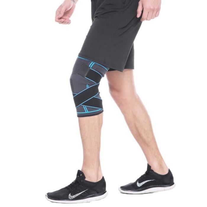 Genouillere Sport de Compression Genouillère Arthrose Knee Brace Pour Cross Fit, Course à Pied, Prévention la Douleur