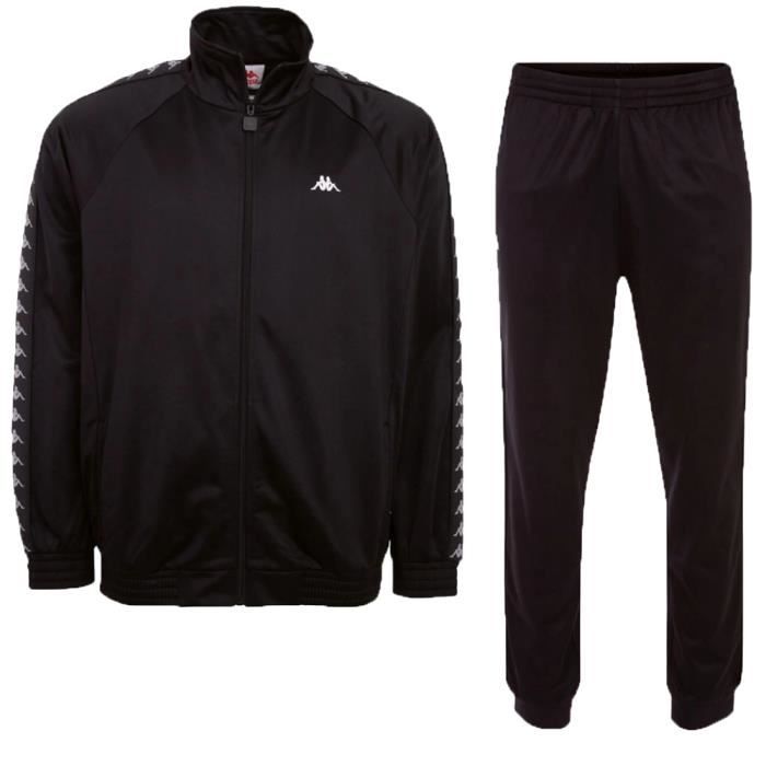 Kappa Jolle Training Suit 310047-19-4006, Homme, Noir, ensemble de survêtement