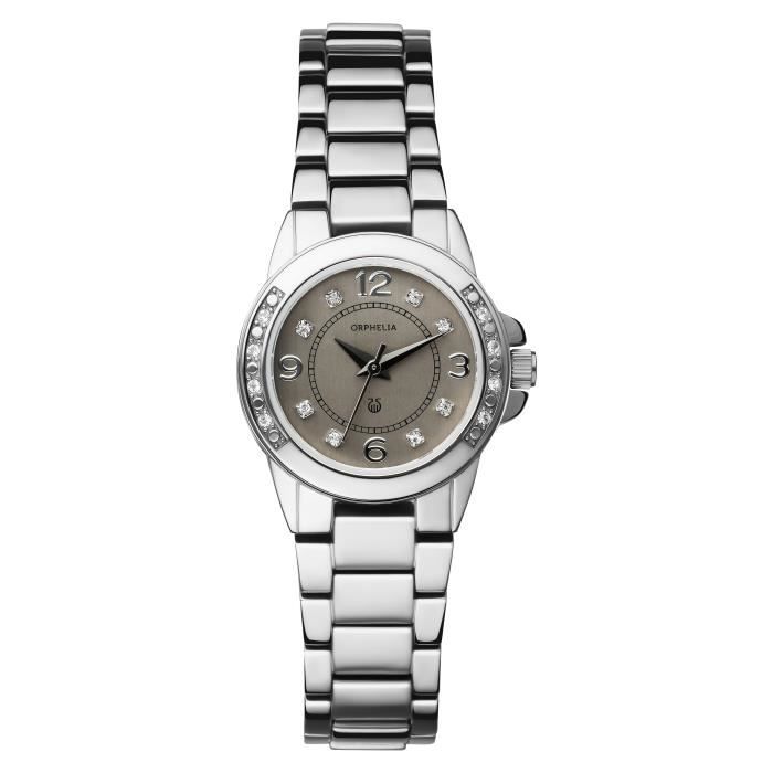 ORPHELIA - Montre Femme - Quartz Analogique - Bracelet Acier inoxydable Argent - 122-2709-88