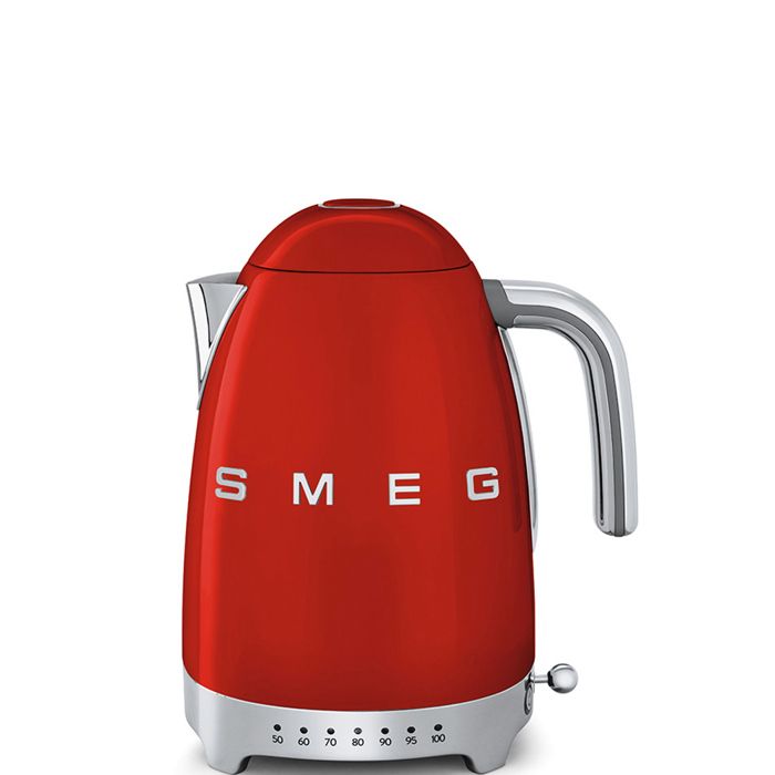 Smeg - bouilloire sans fil 1.7l 2400w rouge - klf04rdeu