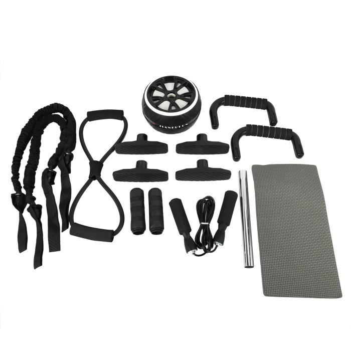 AB Wheel Roller Jump Rope Bands Abdominal Exercise Equipment Training