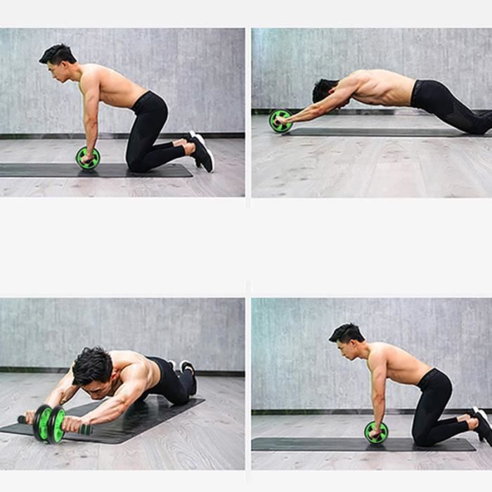1 PC Ab Roue Exercice Stabilité Éponge Rouleau avec Tapis De Yoga pour Fitness Workout APPAREIL ABDO - PLANCHE ABDO