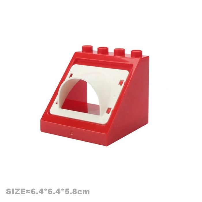 Grandes Briques Accessoires Maison 17 Pièces - Compatibles Duplo Pour Ferme, Maison Et Parc D'Attractions Dès 3 Ans