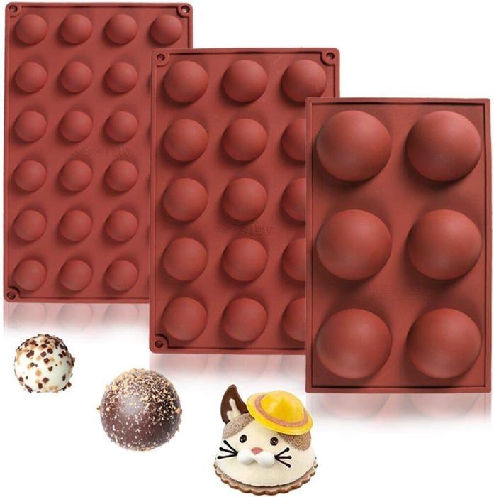 XoeLLe Moule en Silicone Wizard pour Chocolat, Glaçons, Bonbons - Antiadhésif et Réutilisable - Pour Gâteau, Biscuits, Cuisson DIY (B