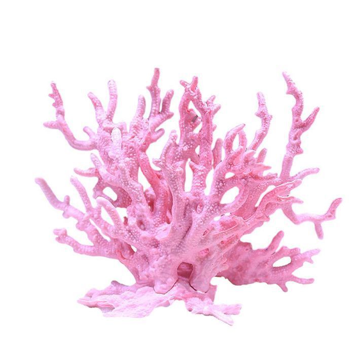 Meilleurs prix pour Décoration d'aquarium brume de corail artificielle, branches de corail, rose