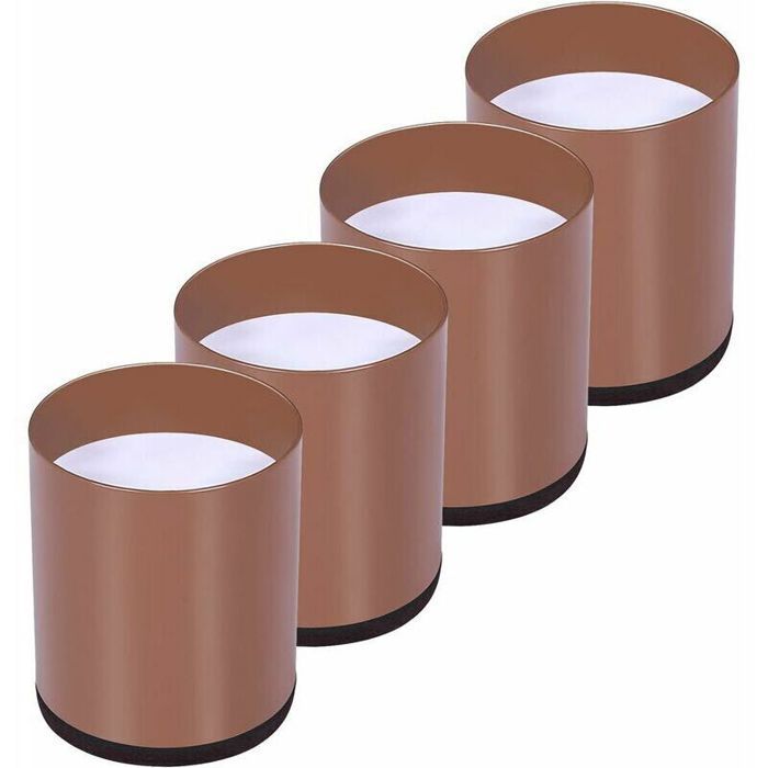 Lot de 4 Rehausseur Pieds de Lit Acier Carbone Risers de Meubles Ajoutent Hauteur de 5CMphe Rehausseurs de Table Chaise ou C
