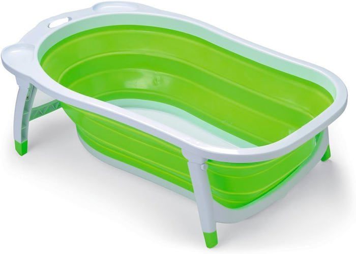 Baignoire Pliable Bébé,Baignoire Bebe Sur Pied Avec Porte-Savon