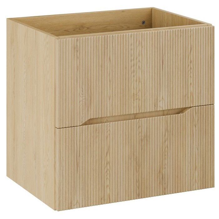 Meuble de salle de bain suspendu sous vasque NORDIC - chêne cremona - 60 cm