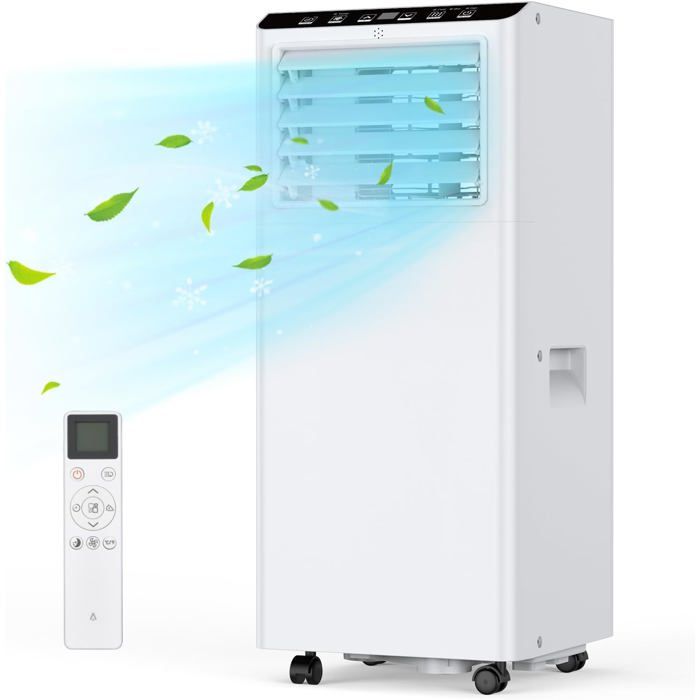 Climatiseur Chauffage Mural Portable Intelligent Avec Télécommande - Refroidit Et Chauffe Jusqu'à 30m²