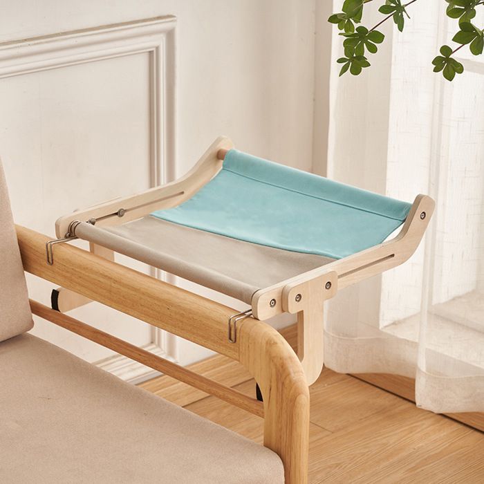 Meilleurs prix pour Hamac Suspendu pour Chat en Bois-Lit pour Chat à Accrocher sur Fenêtre,Chaise ou Rebords,Design Confortable et Élégant-Bleu