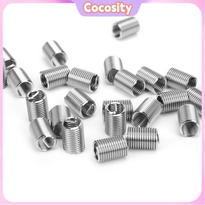 Lot De 5 écrous Réducteurs De Filetage Acier 45# M8x1,25 Vers M10x1,5 - 20mm De Long