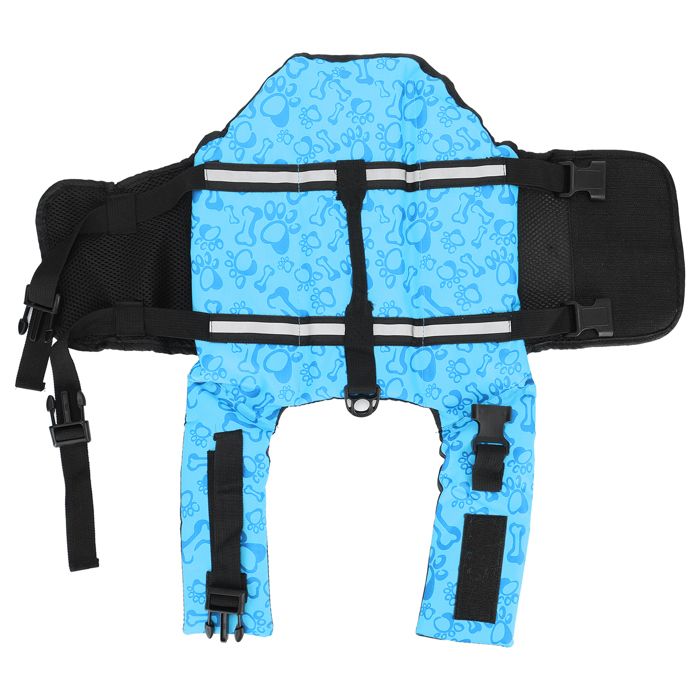 Meilleurs prix pour Gilet de sauvetage réglable et à haute flottabilité pour chien avec bandes réfléchissantes pour la natation bleu taille XS