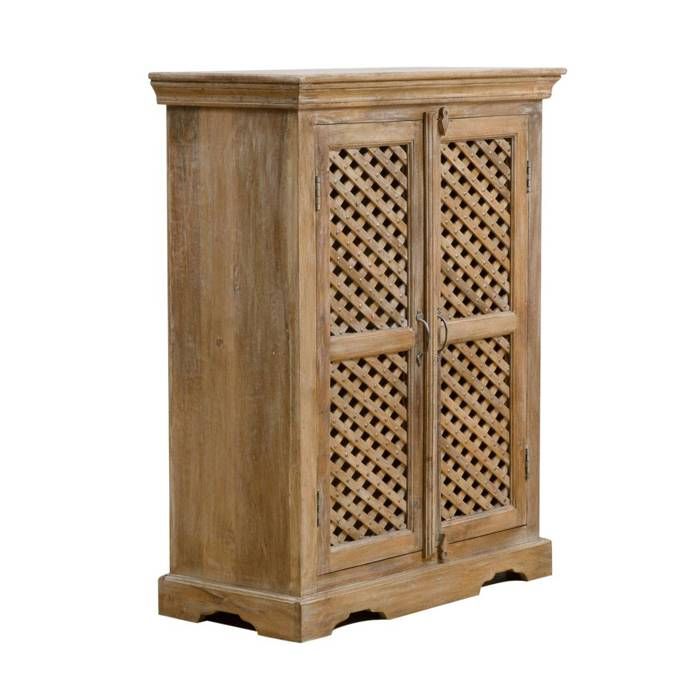 Buffet haut en bois de manguier Rosa