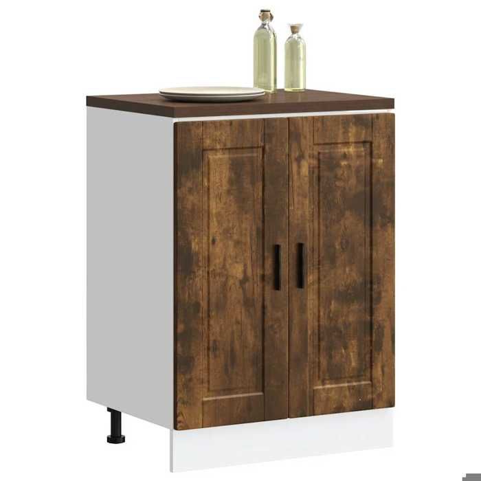 “RabaisArmoire cuisine/ Armoire de cuisine - VIDAXL - Porto chêne fumé - bois dingénierie Août99087