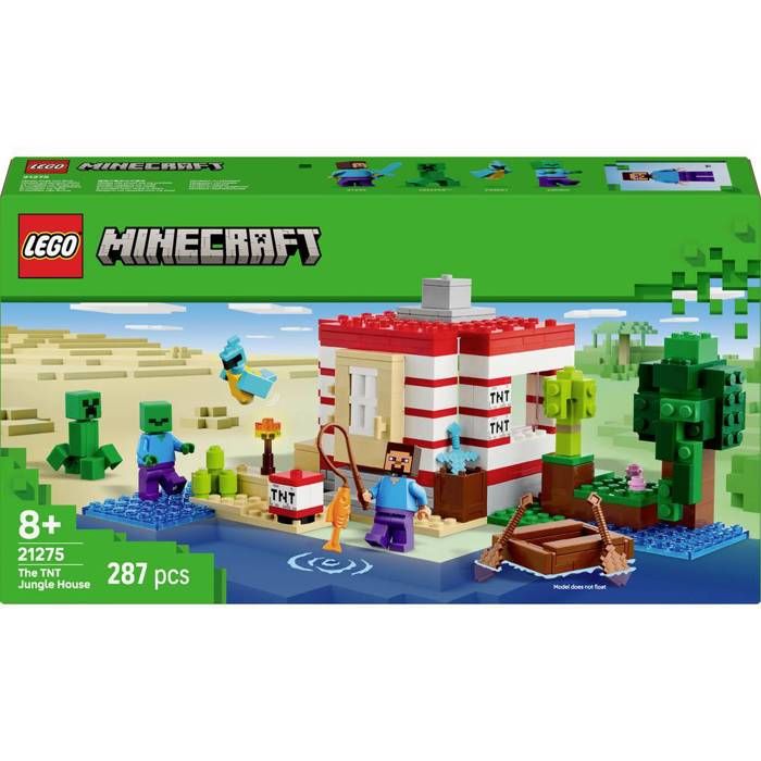21275 LEGO® MINECRAFT La maison de la jungle TNT