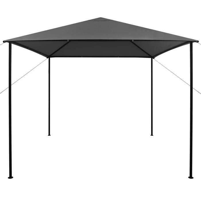 Vidaxl Mode Chapiteau de Reception Design Anti-UV Tonnelle 3x3 m Anthracite Tissu et acier 180 g/m² Sale794741