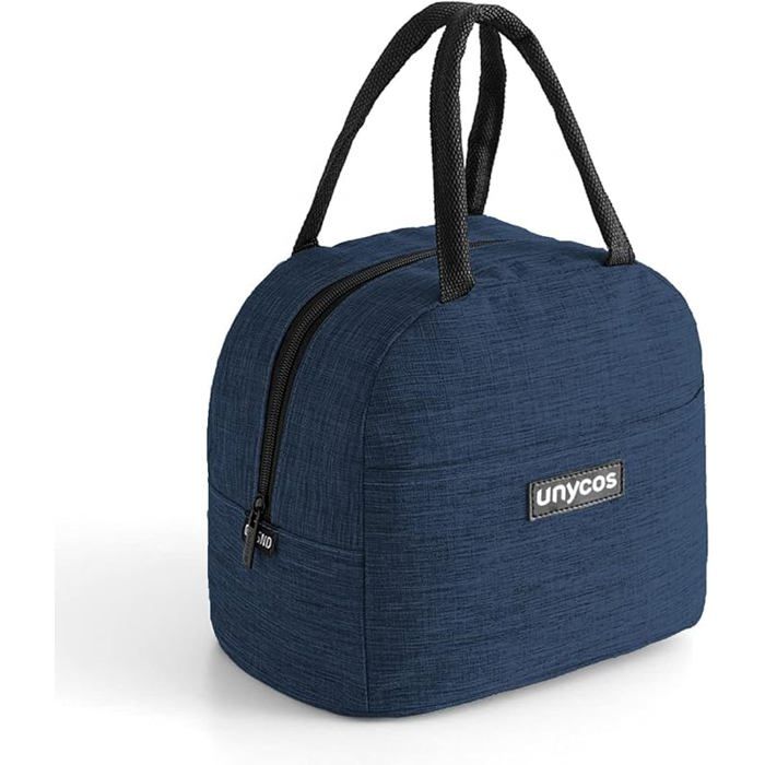 Sac Isotherme Repas 4L PeranoRidia - Gamelle Souple, Isolation Thermique, Gris, Pour Travail, Pique-nique, école