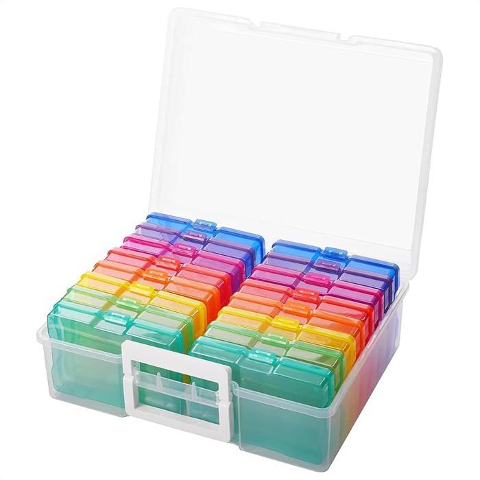 VBESTLIFE Boîte de rangement pour cartes mémoire étanche pour 4 cartes CF et 8 cartes de