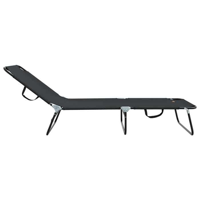 Promotion mars * Bain de soleil YUNYAN Chaise longue pliante 110 kg par siège Dossier réglable 188x57x865 cm Polye - vue 2