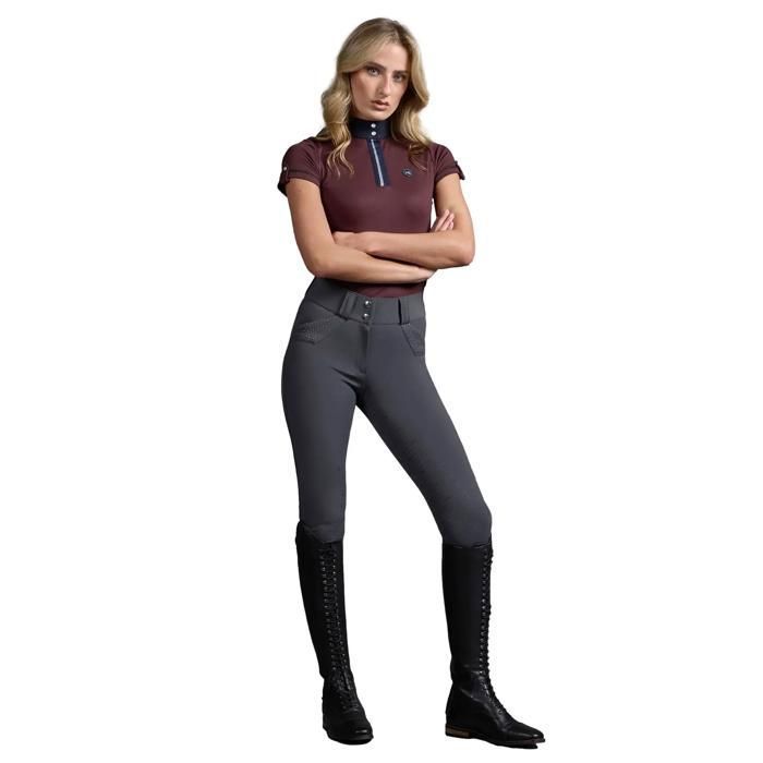 Pantalon équitation full grip femme Premier Equine Torino II - anthracite Pantalon équitation full grip femme Premier Equine Torino II - anthracite