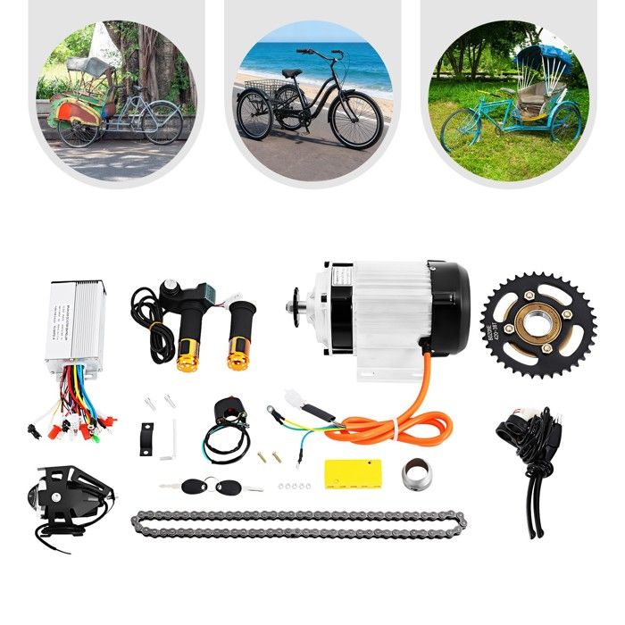 Kit de conversion pour tricycle électrique kit de moteur DIY pour tricycle électrique avec contrôleur de moteur