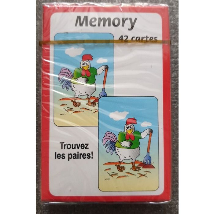 Jeu 42 cartes MEMORY jeu de cartes memory trouver les paires