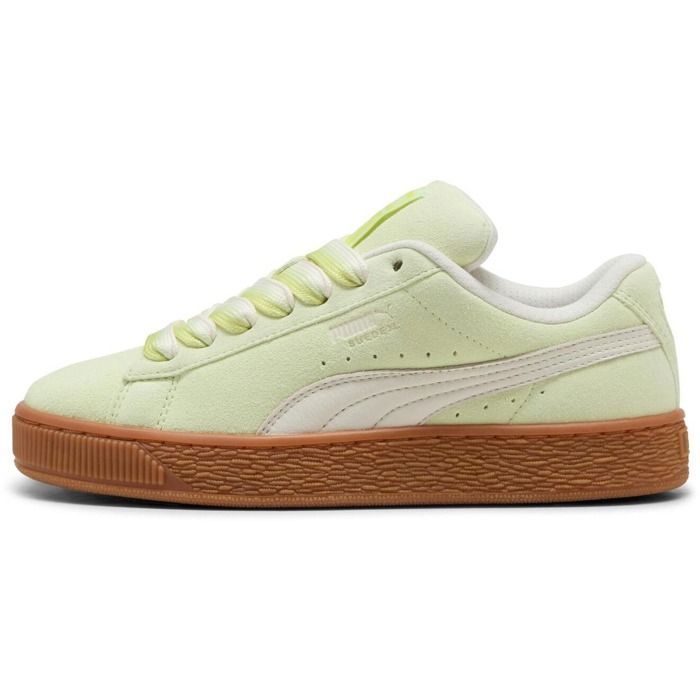 Baskets Puma Suede Xl Fat Laces Vert Femme