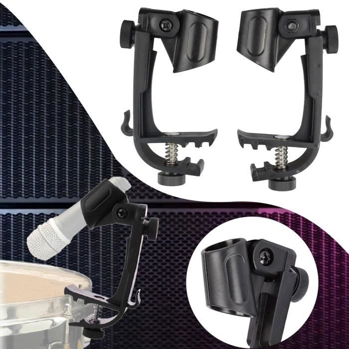 SODIAL-Lot de 4 Pinces de Microphone de Qualité pour Radios
