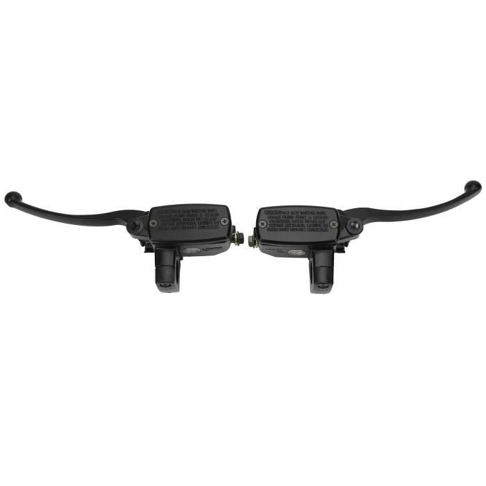 2 X Clips Métal Noir Pour Câbles Frein/embrayage - Pour Harley-Davidson (1 Pouce)