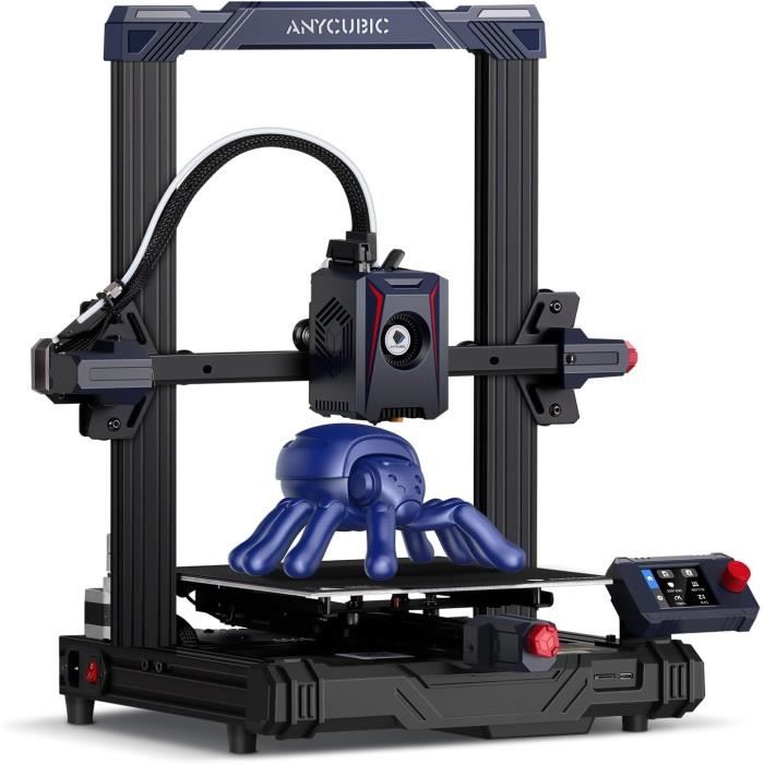 Anycubic Kobra 2 Neo Imprimante 3DVitesse dimpression Plus RapideNivellement Auto LeviQ 2.0Plate-Forme en Acier à Ressort Mag