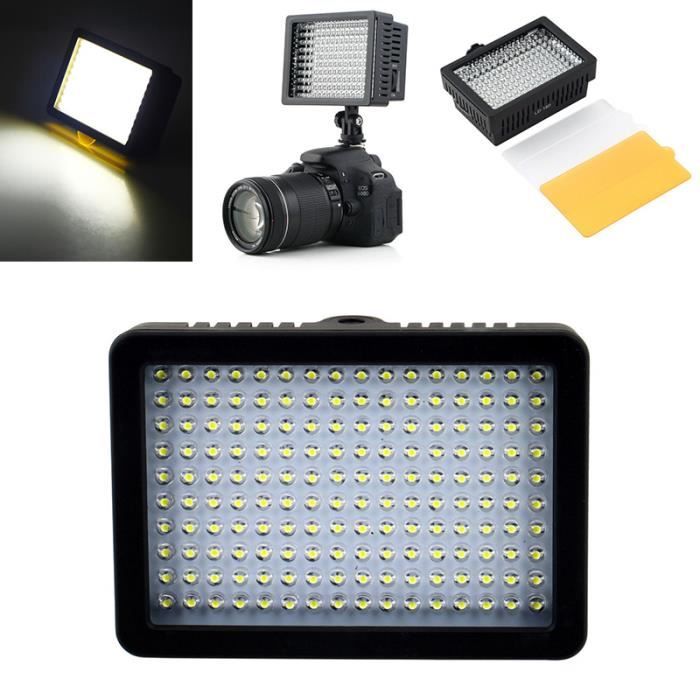 Mini Lampe Led De Photographie 160 Led Studio Video Pour Canon Nikon Camera Dv Camcorder Photography B9 Cdiscount Appareil Photo
