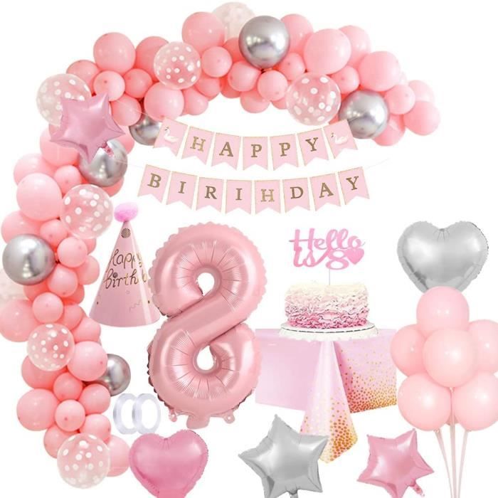 8 Ans Anniversaire Fille 8 Ans Ballon Anniversaire Decoration Rose Banniere Joyeux Anniversaire Deco Rose Ballon Geant Numero 368 Cdiscount Maison 8 Ans Anniversaire Fille 8 Ans Ballon Anniversaire Decoration Rose Banniere Joyeux Anniversaire Deco Rose Ballon Geant Numero 368 Cdiscount Maison