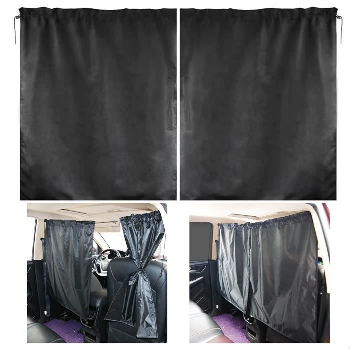 Rideaux De Séparation De Cabine pour VW ID. Buzz Protection Solaire Gris