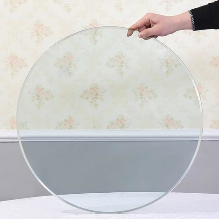 Plateau tournant en verre transparent | Maisons du Monde