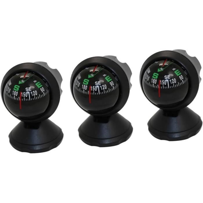 Ylinwtech Pack De 9 Boussoles Colorées Avec Mousqueton - Mini Boussole Pour Camping, Randonnée, Voyage, Escalade - Portable Et Facile à Lire