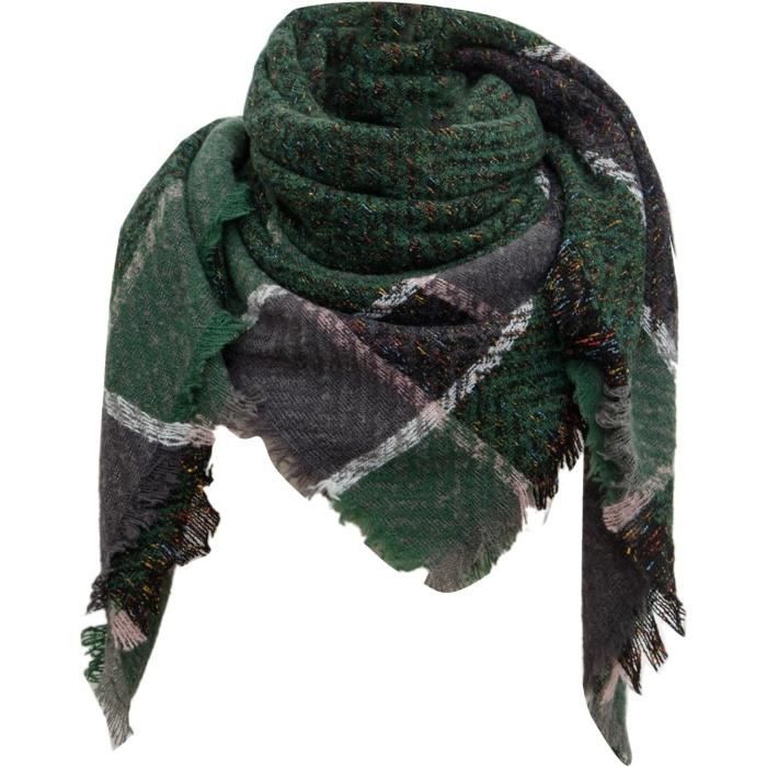 Écharpe élégante pour femme - Super écharpe douce - Mode soie - Léger